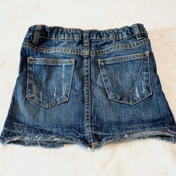 Girl’s Paper Denim & Cloth Distressed Denim Skirt - Picture 4 of 10